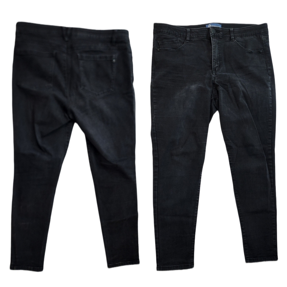 DEMOCRACY 'Ab-solution' highrise skinny jeans - black